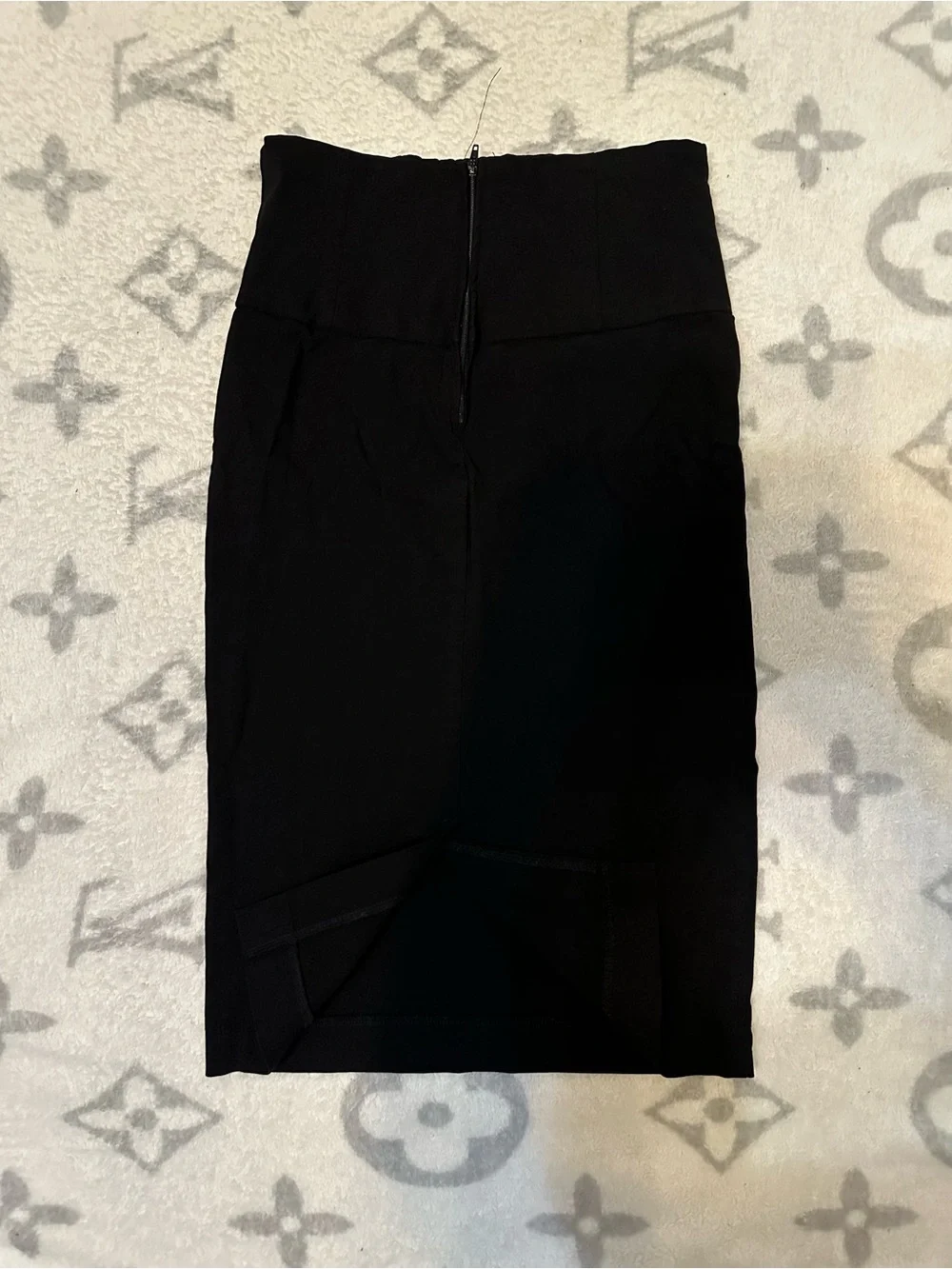 Lipstick Boutique Black High-Waist Button-Front Pencil Skirt